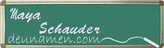 Maya Schauder Visitenkarte